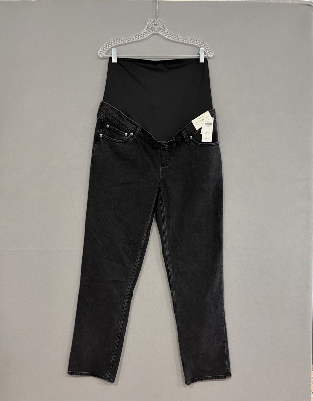 Abercrombie & Fitch Maternity The 90s Straight Jeans Size 30 Black 30x10L
